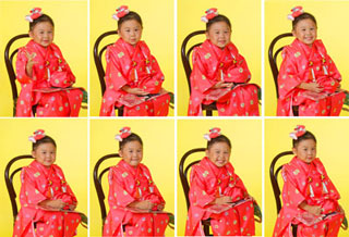 七五三連続写真